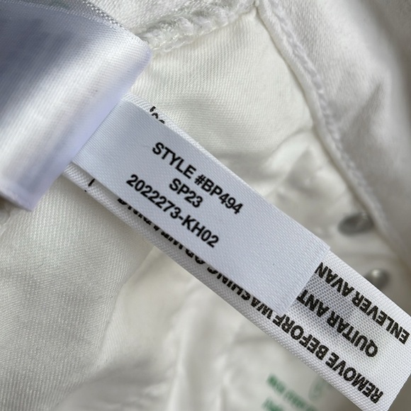 J.Crew White Curvy Vintage Slim Straight Jeans - Picture 9 of 11